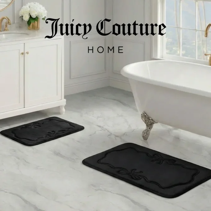 Quilted Memory Foam Bath Mat 2-Piece Set