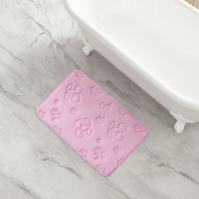 Quilted Memory Foam Bath Mat, 20″ X 32″ Quilted Memory Foam Bath Mat, 20″ X 32″