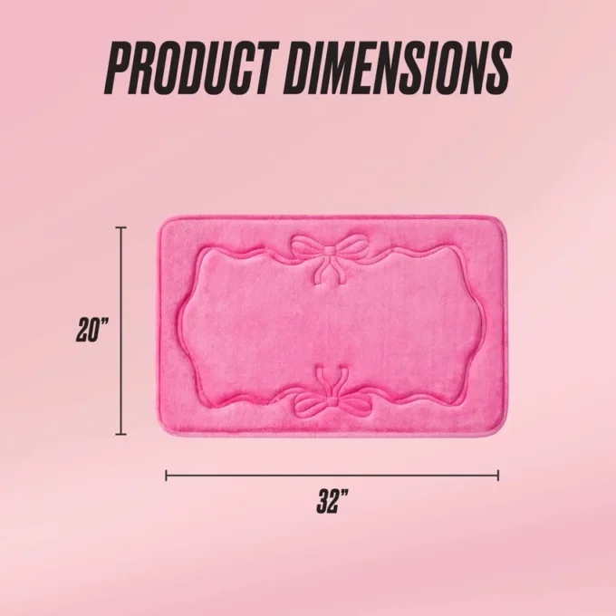 Quilted Memory Foam Bath Mat, 20″ X 32″ Quilted Memory Foam Bath Mat, 20″ X 32″