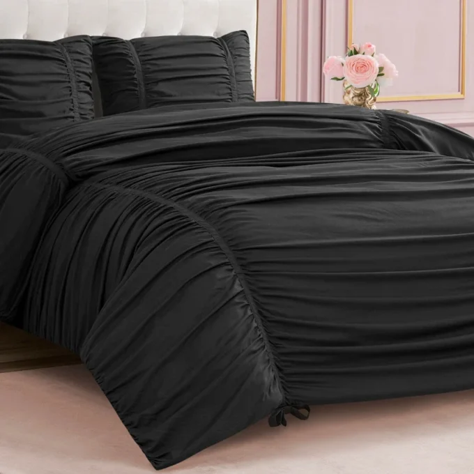 Ribbon Ruched Comforter Set Ribbon Ruched Comforter Set