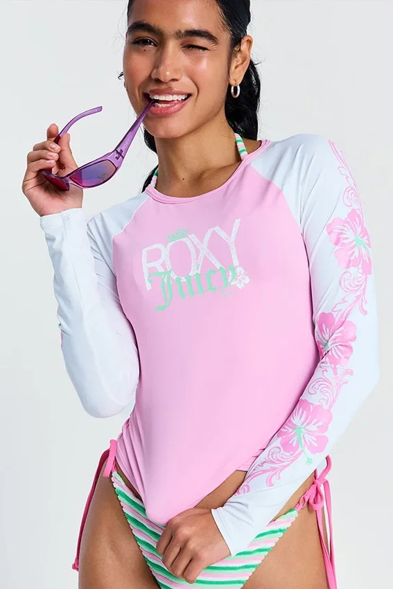 Roxy X Juicy Long Sleeve Lycra Rashguard Roxy X Juicy Long Sleeve Lycra Rashguard