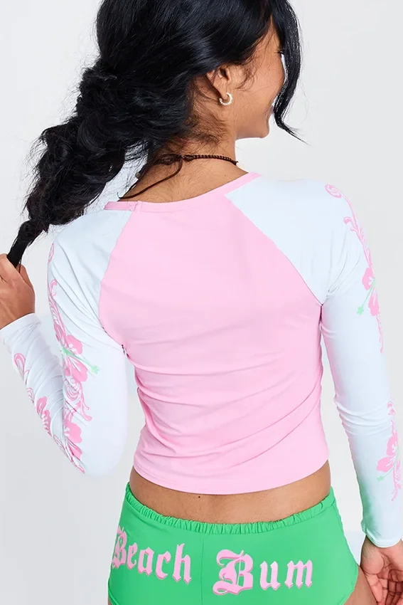 Roxy X Juicy Long Sleeve Lycra Rashguard Roxy X Juicy Long Sleeve Lycra Rashguard