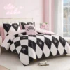 Royal Argyle Reversible Bed in a Bag Bedding Set Royal Argyle Reversible Bed in a Bag Bedding Set