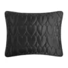 Satin Heart Stitched Quilt Set
