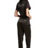 Satin Short Sleeve Notch Collar Pj Set