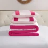 Satin Velvet Stripe Duvet Set Satin Velvet Stripe Duvet Set
