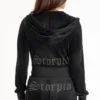 Scorpio Customizable Big Bling Velour Hoodie
