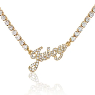 Script Logo Chain Necklace Script Logo Chain Necklace