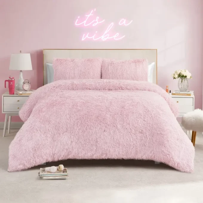 Shaggy Faux Fur Comforter Set Shaggy Faux Fur Comforter Set