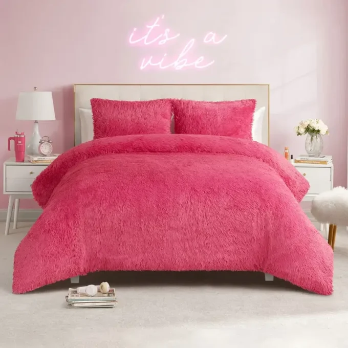 Shaggy Faux Fur Comforter Set Shaggy Faux Fur Comforter Set