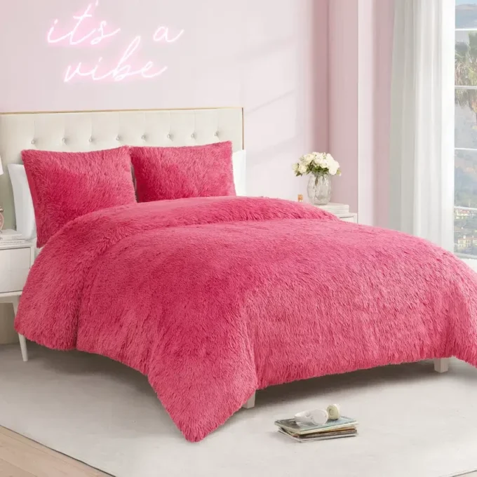 Shaggy Faux Fur Comforter Set Shaggy Faux Fur Comforter Set