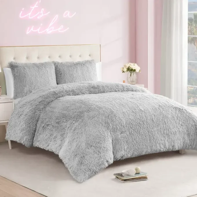 Shaggy Faux Fur Comforter Set Shaggy Faux Fur Comforter Set