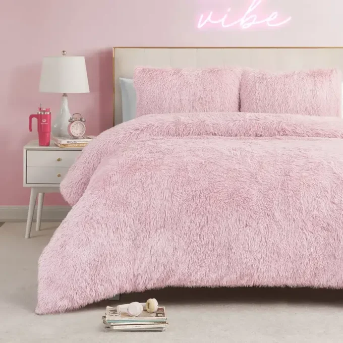 Shaggy Faux Fur Comforter Set Shaggy Faux Fur Comforter Set