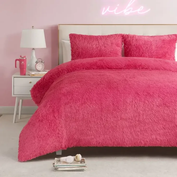 Shaggy Faux Fur Comforter Set Shaggy Faux Fur Comforter Set