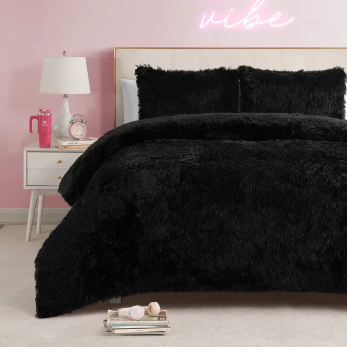 Shaggy Faux Fur Comforter Set Shaggy Faux Fur Comforter Set