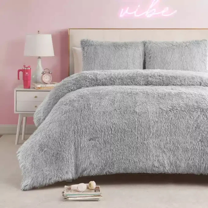 Shaggy Faux Fur Comforter Set Shaggy Faux Fur Comforter Set