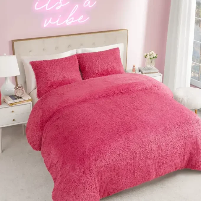 Shaggy Faux Fur Comforter Set Shaggy Faux Fur Comforter Set