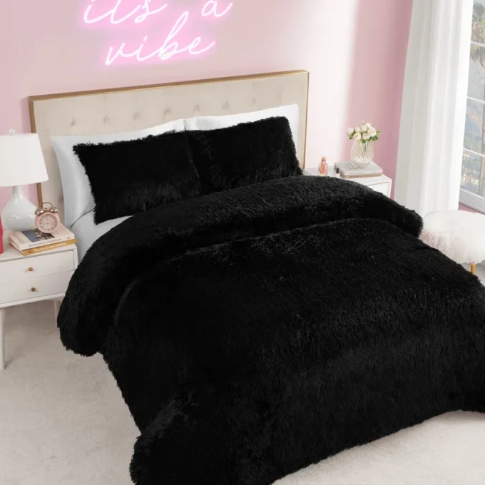 Shaggy Faux Fur Comforter Set Shaggy Faux Fur Comforter Set