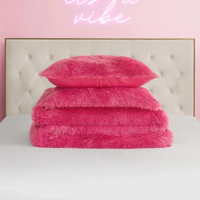 Shaggy Faux Fur Comforter Set Shaggy Faux Fur Comforter Set