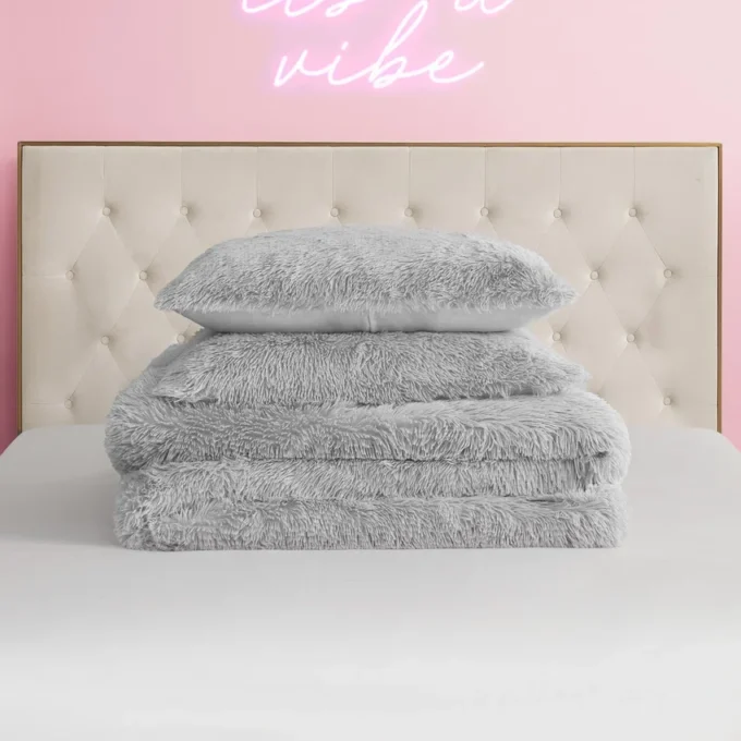 Shaggy Faux Fur Comforter Set Shaggy Faux Fur Comforter Set