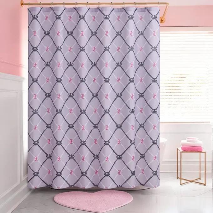 Shower Curtain and Hooks Set Shower Curtain and Hooks Set