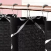 Shower Curtain and Hooks Set