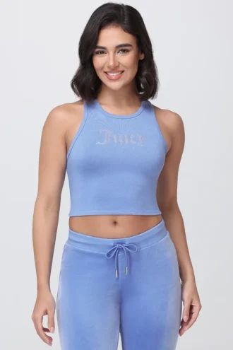 Small Bling High Neck Crop Tank Small Bling High Neck Crop Tank
