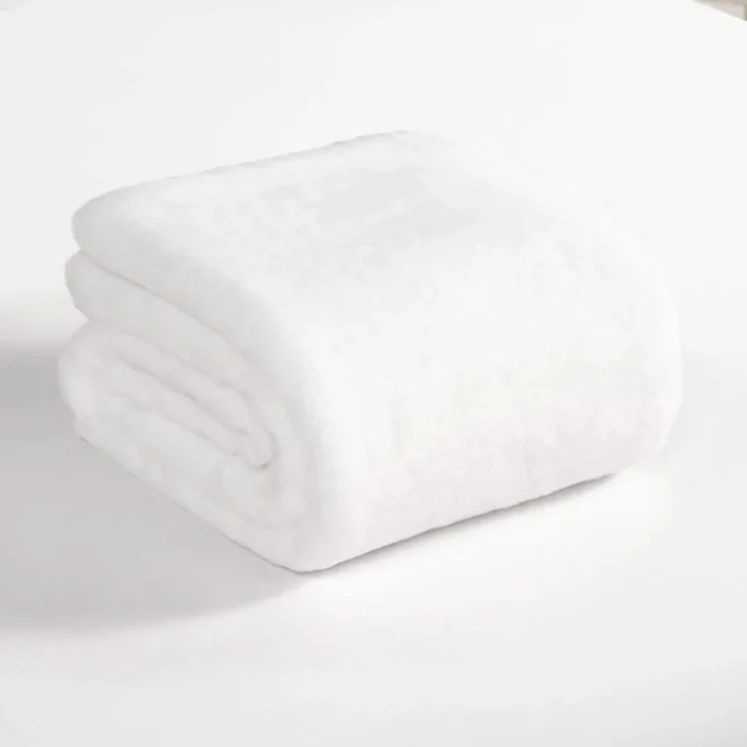 Solid Rabbit Mink Faux Fur Throw Blanket