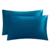 Solid Satin Pillow Case Set