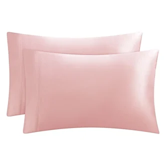 Solid Satin Pillow Case Set Solid Satin Pillow Case Set