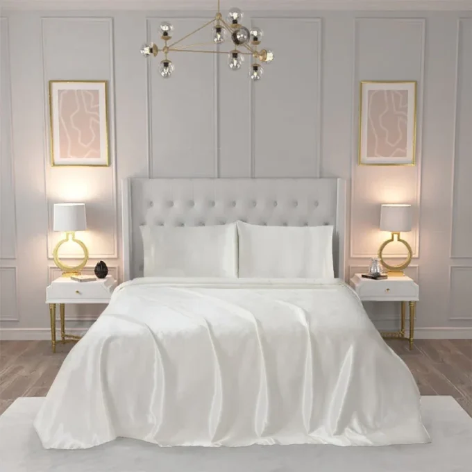 Solid Satin Sheet Set