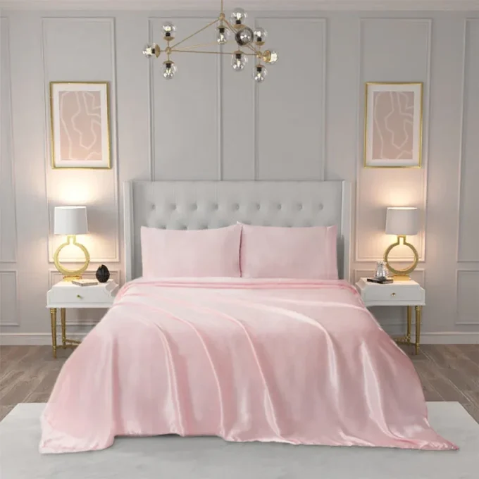 Solid Satin Sheet Set