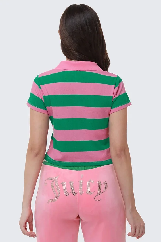 Stripe Embroidered Baby Polo Stripe Embroidered Baby Polo