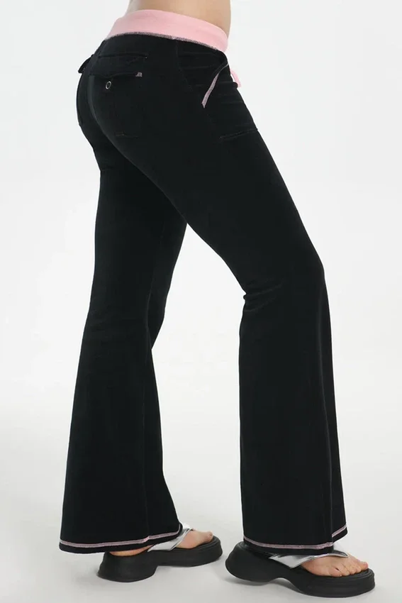 Sweetheart Cotton Velour Track Pants Sweetheart Cotton Velour Track Pants