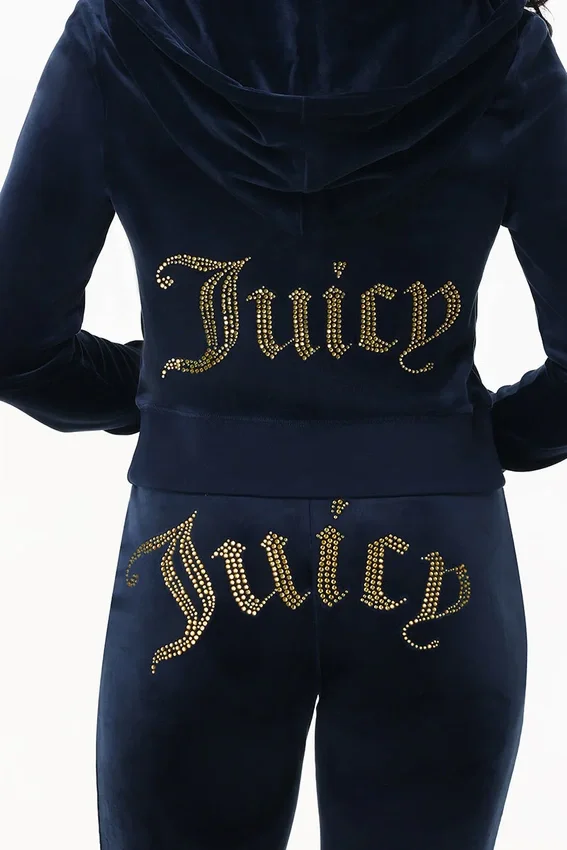 Technicolor Customizable Big Bling Velour Hoodie Technicolor Customizable Big Bling Velour Hoodie