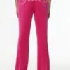 Technicolor Customizable Big Bling Velour Track Pants