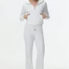 Technicolor Customizable Big Bling Velour Track Pants