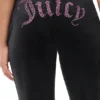 Technicolor Customizable Big Bling Velour Track Pants