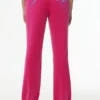 Technicolor Customizable Big Bling Velour Track Pants