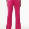Technicolor Customizable Big Bling Velour Track Pants