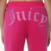 Technicolor Customizable Big Bling Velour Track Pants