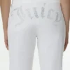 Technicolor Customizable Big Bling Velour Track Pants