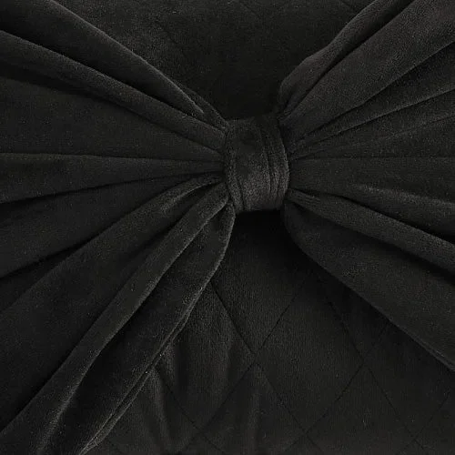 Velvet Bow Decorative Pillow Velvet Bow Decorative Pillow