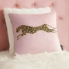 Velvet Cheetah Square Pillow