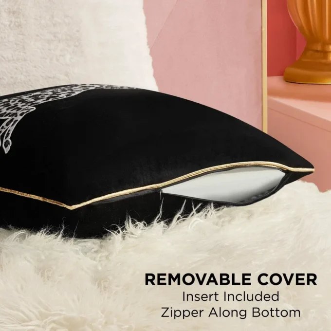 Velvet Cheetah Square Pillow