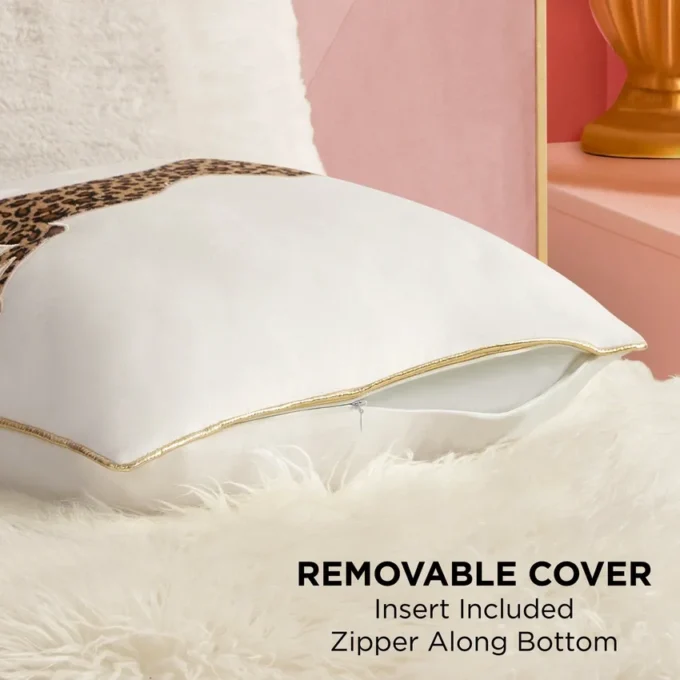 Velvet Cheetah Square Pillow