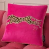 Velvet Cheetah Square Pillow