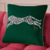 Velvet Cheetah Square Pillow
