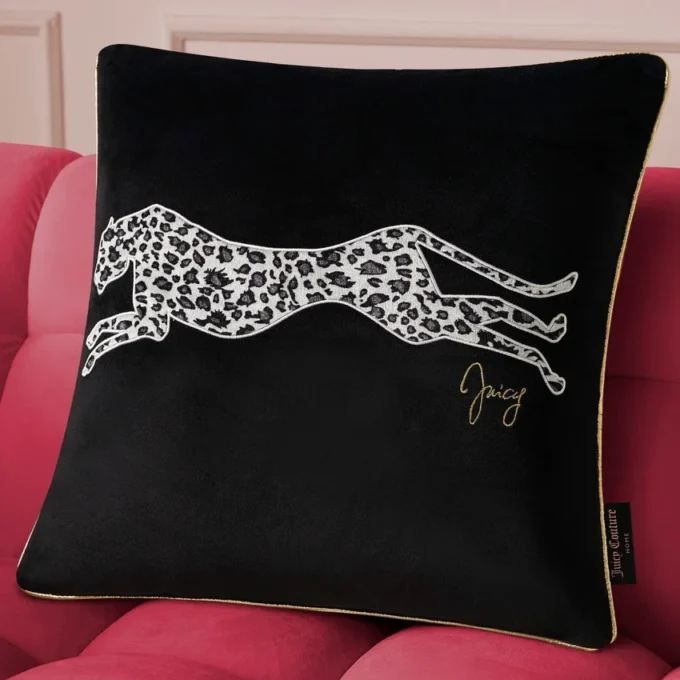 Velvet Cheetah Square Pillow