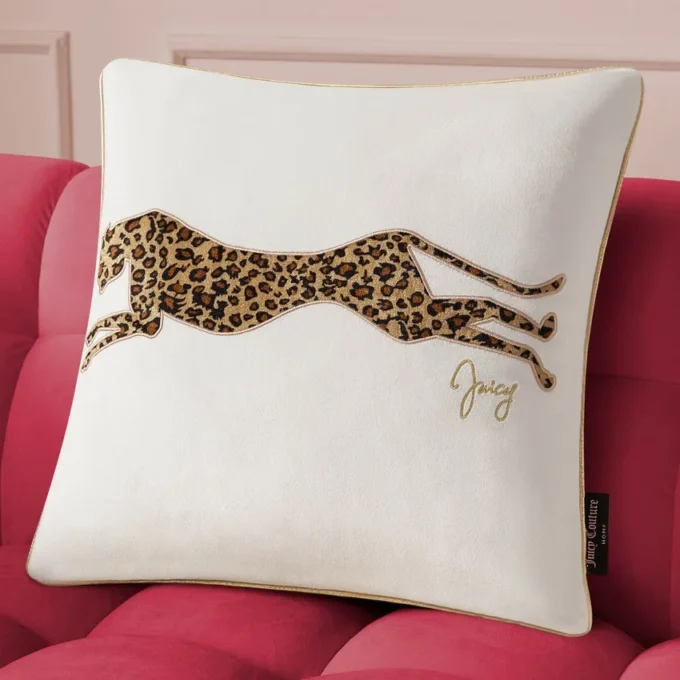 Velvet Cheetah Square Pillow